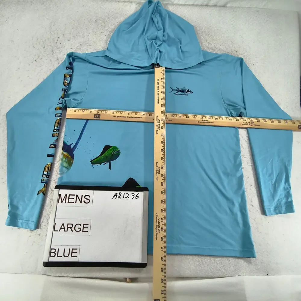 Tormenter Pullover Long Sleeve Outdoor Hoodie Mens Size Large L Blue